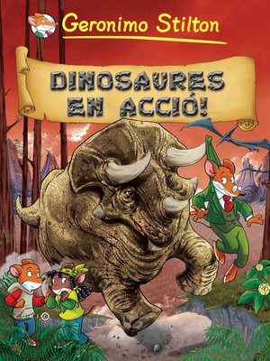 cover image of Dinosaures en acció !